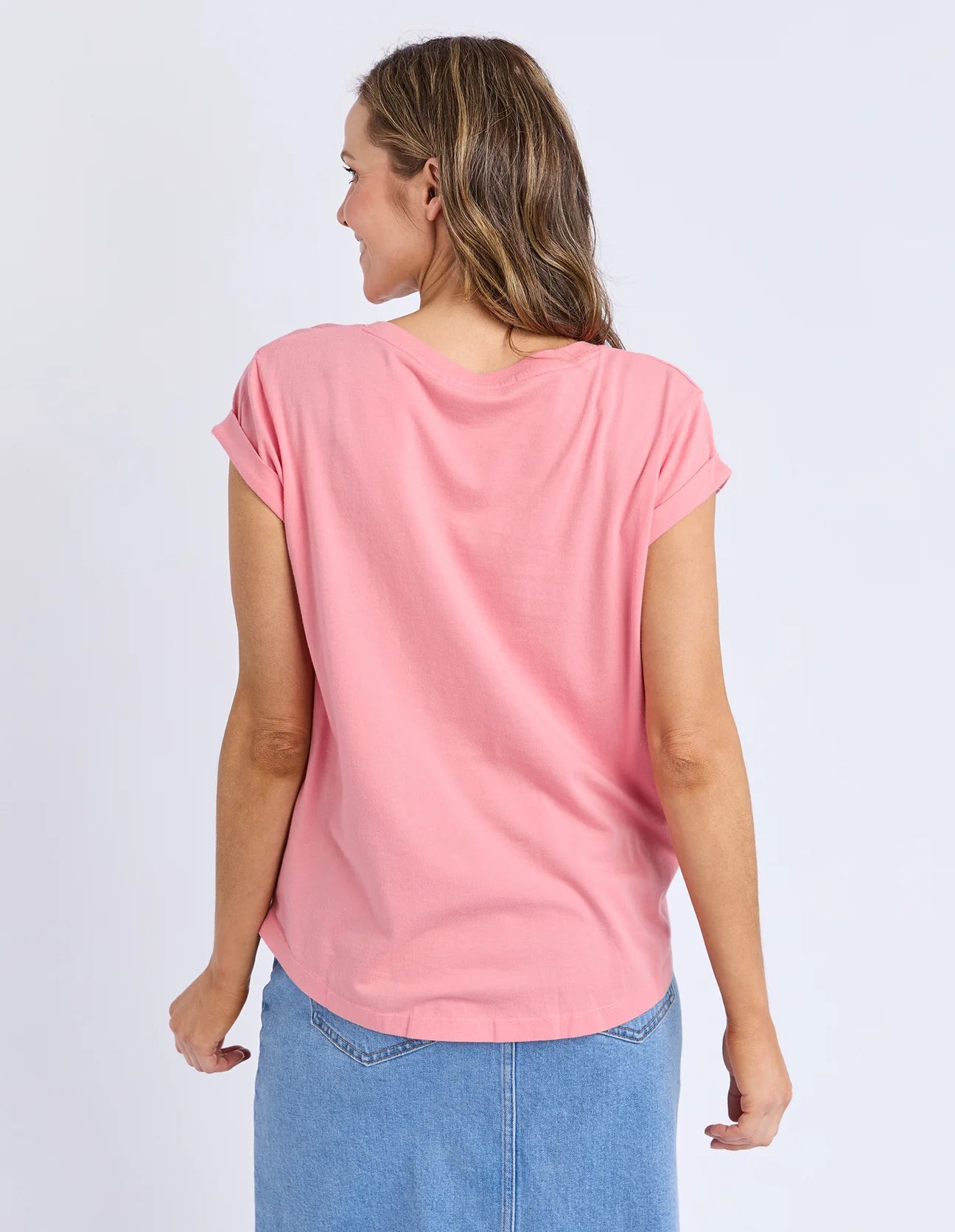 Manly Vee Tee Rose Pink