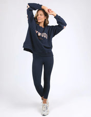 Interval Crew Navy With Peach