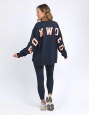 Interval Crew Navy With Peach