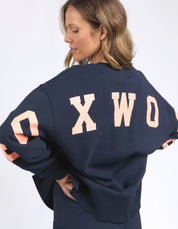 Interval Crew Navy With Peach