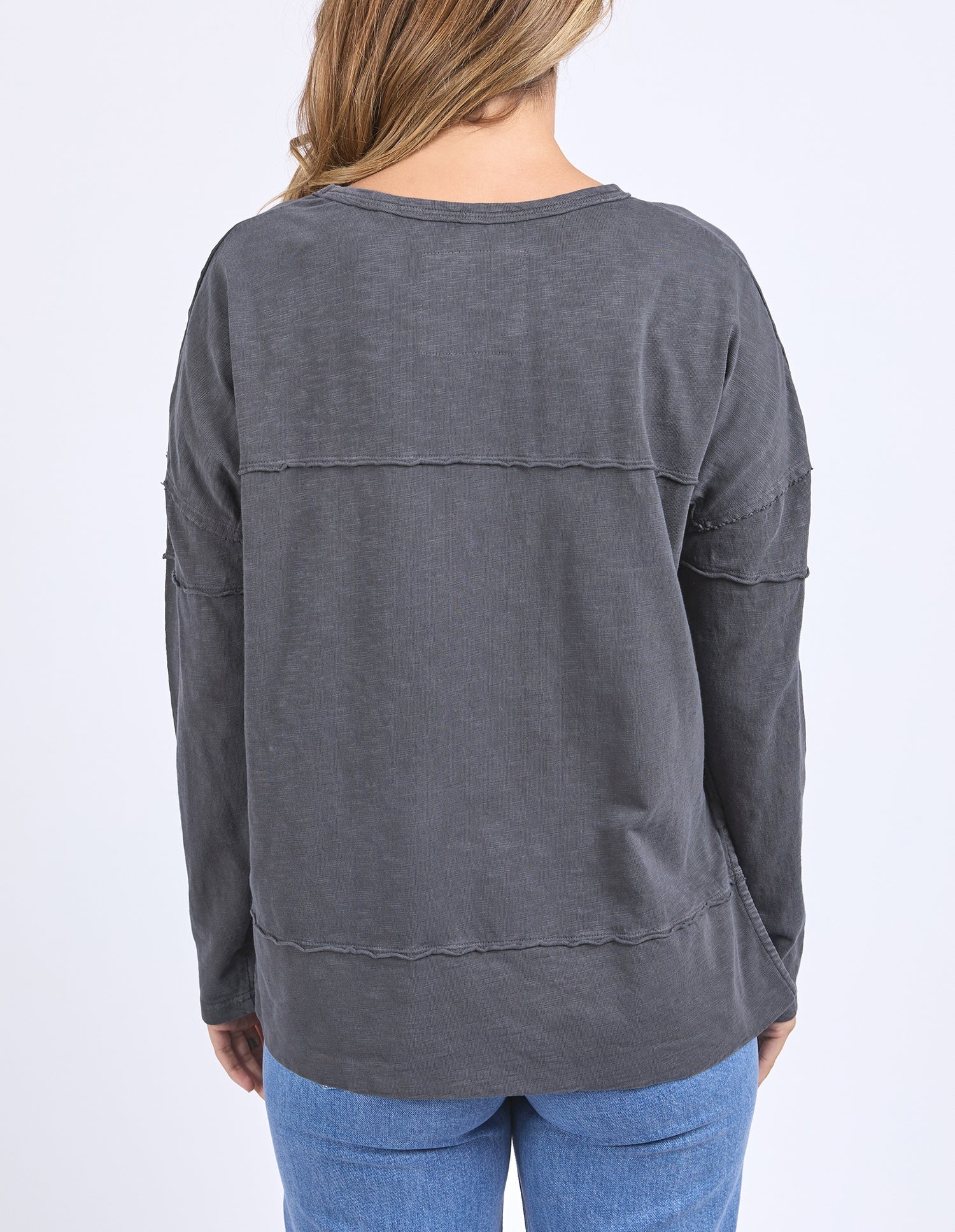 Jayne Throw On Top Charcoal