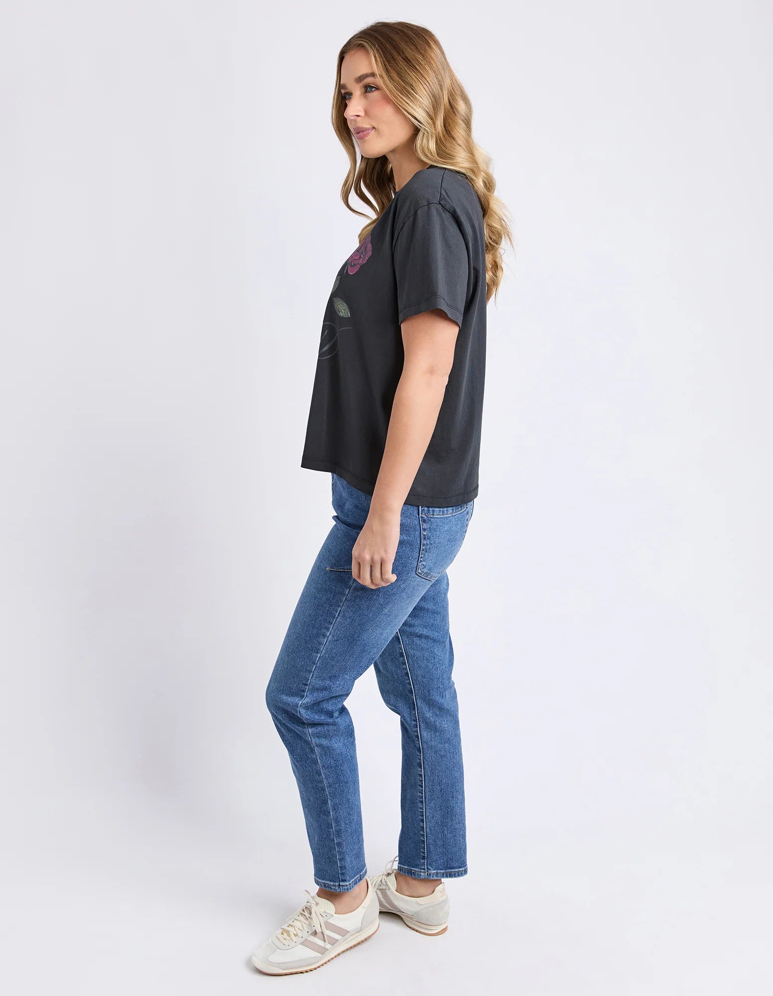Foxwood| English Rose Tee Black