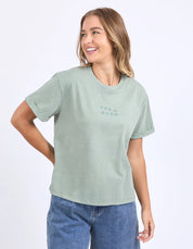 Foxwood| Huntleigh Oversized Tee Iceberg Green