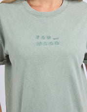 Foxwood| Huntleigh Oversized Tee Iceberg Green