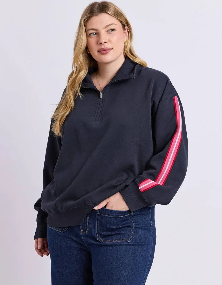 Elm Lover 1-4 Zip Sweater
