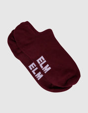 Harmony No Show Sock 2pk Plum/Mauve/Navy- OSFA