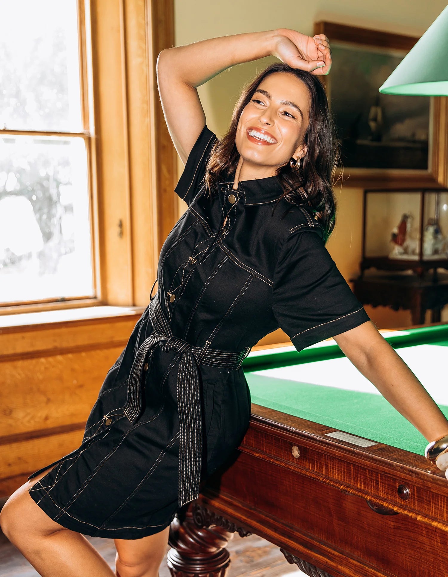 Foxwood / Riva Denim Dress Black