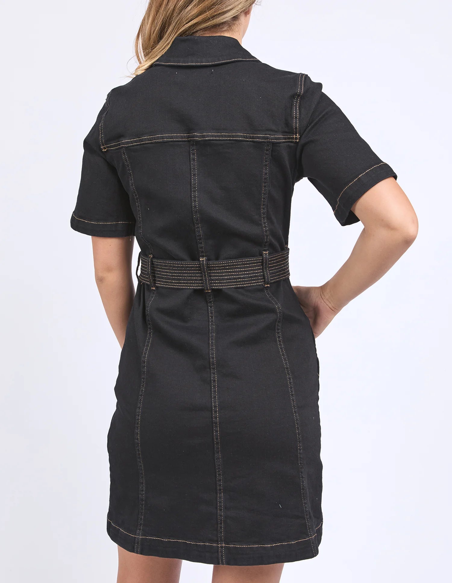 Foxwood / Riva Denim Dress Black