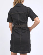 Foxwood / Riva Denim Dress Black