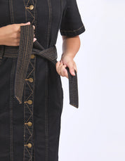 Foxwood / Riva Denim Dress Black