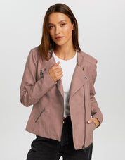 ONLY / Ava Faux Leather Biker Jacket