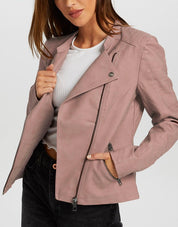 ONLY / Ava Faux Leather Biker Jacket