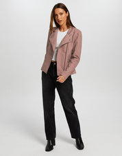 ONLY / Ava Faux Leather Biker Jacket