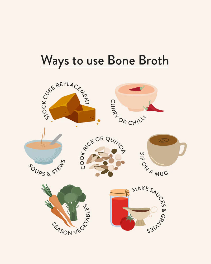 Chicken Bone Broth 125g Adaptogenic mushrooms
