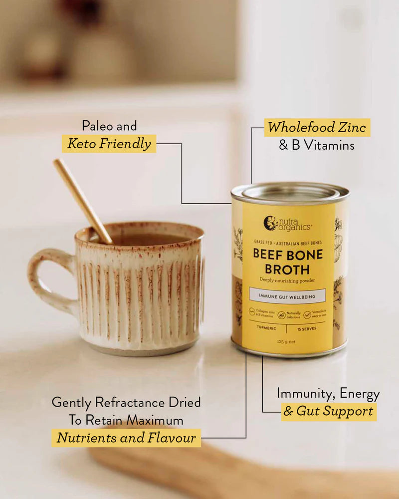 Beef Bone Broth 125g Turmeric