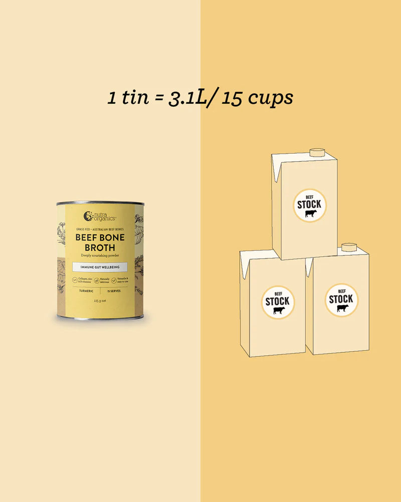 Beef Bone Broth 125g Turmeric