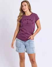 Foxwood | Effortless Tee - Plum