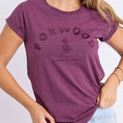 Foxwood | Effortless Tee - Plum