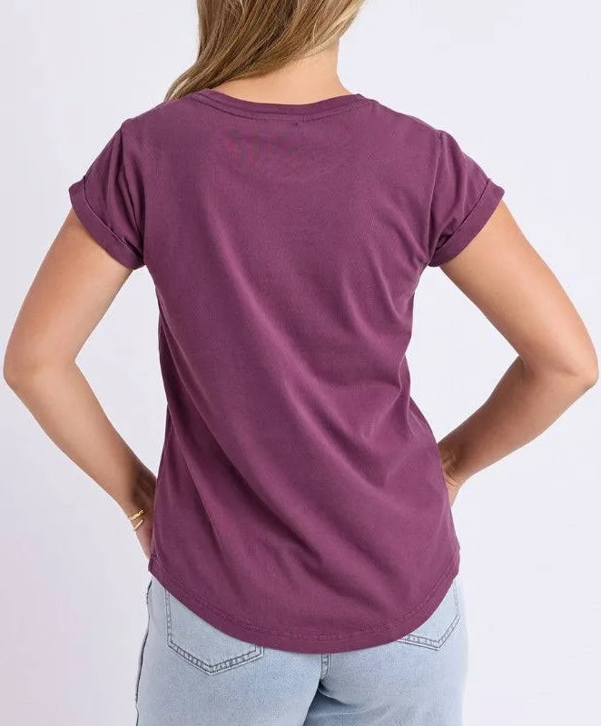 Foxwood | Effortless Tee - Plum