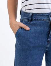 Elm| Izzy Wide Leg Jean Dark Blue Wash