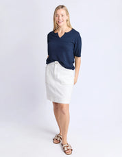Elm | Knit Tee Navy