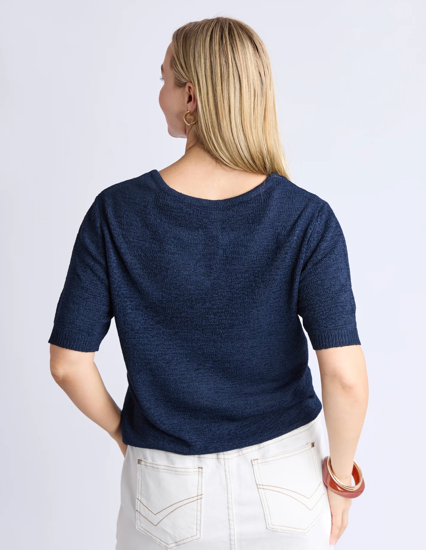 Elm | Knit Tee Navy