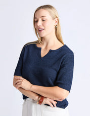 Elm | Knit Tee Navy