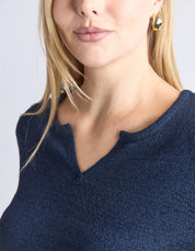 Elm | Knit Tee Navy