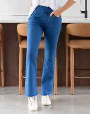 Slip on Jean Flared Leg
