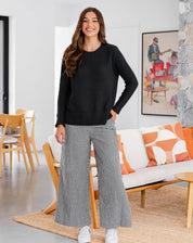 Maple Cotton Knit - Black
