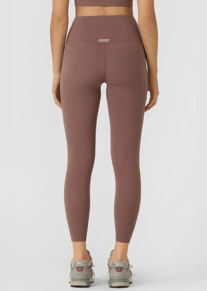 Lotus No Chafe Phone Pocket Ankle Biter Leggings- Stone