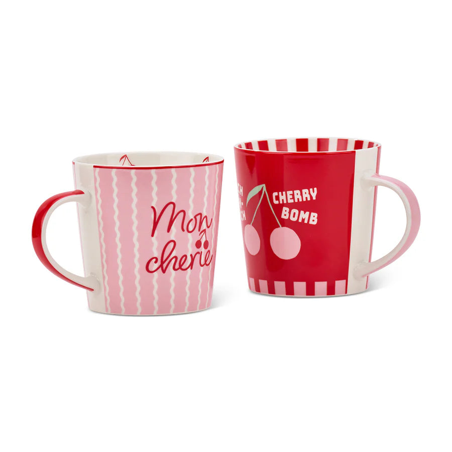 Coffee Mug Set - Cherrylicious - 2pc
