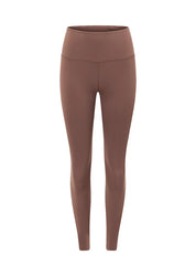 Lotus No Chafe Phone Pocket Ankle Biter Leggings- Stone