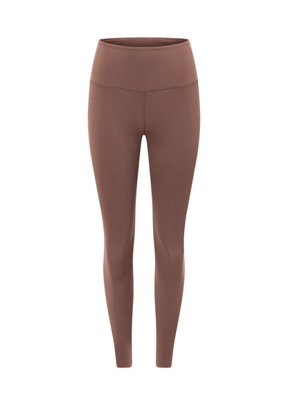 Lotus No Chafe Phone Pocket Ankle Biter Leggings- Stone