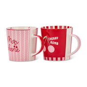 Coffee Mug Set - Cherrylicious - 2pc