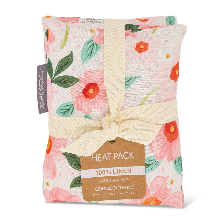 Heat Pillow - Linen - Meadow Blush