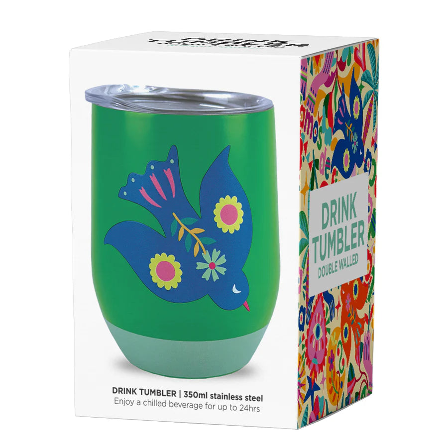 Drink tumbler fiesta bird