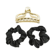 4pc Annabel Trends Miss Bliss Heatless Hair Curler Accessory Set 92cm Black