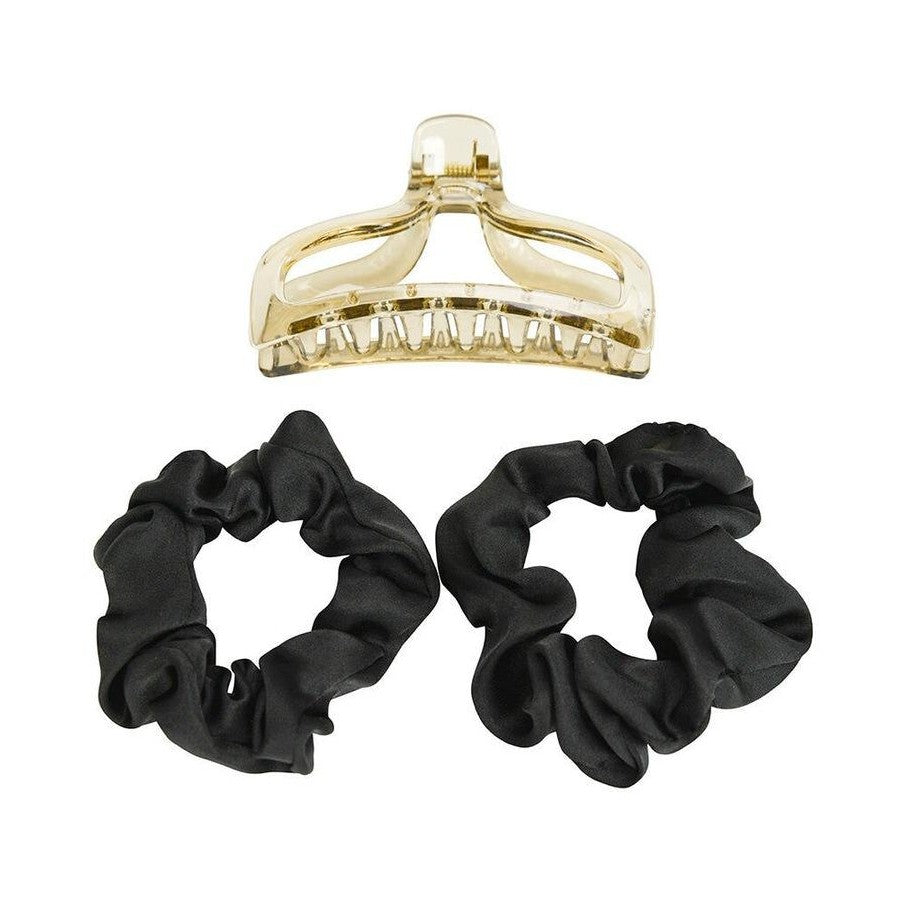 4pc Annabel Trends Miss Bliss Heatless Hair Curler Accessory Set 92cm Black