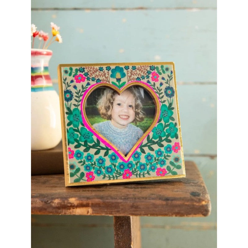 Heart Frame Mini Dusty Blue