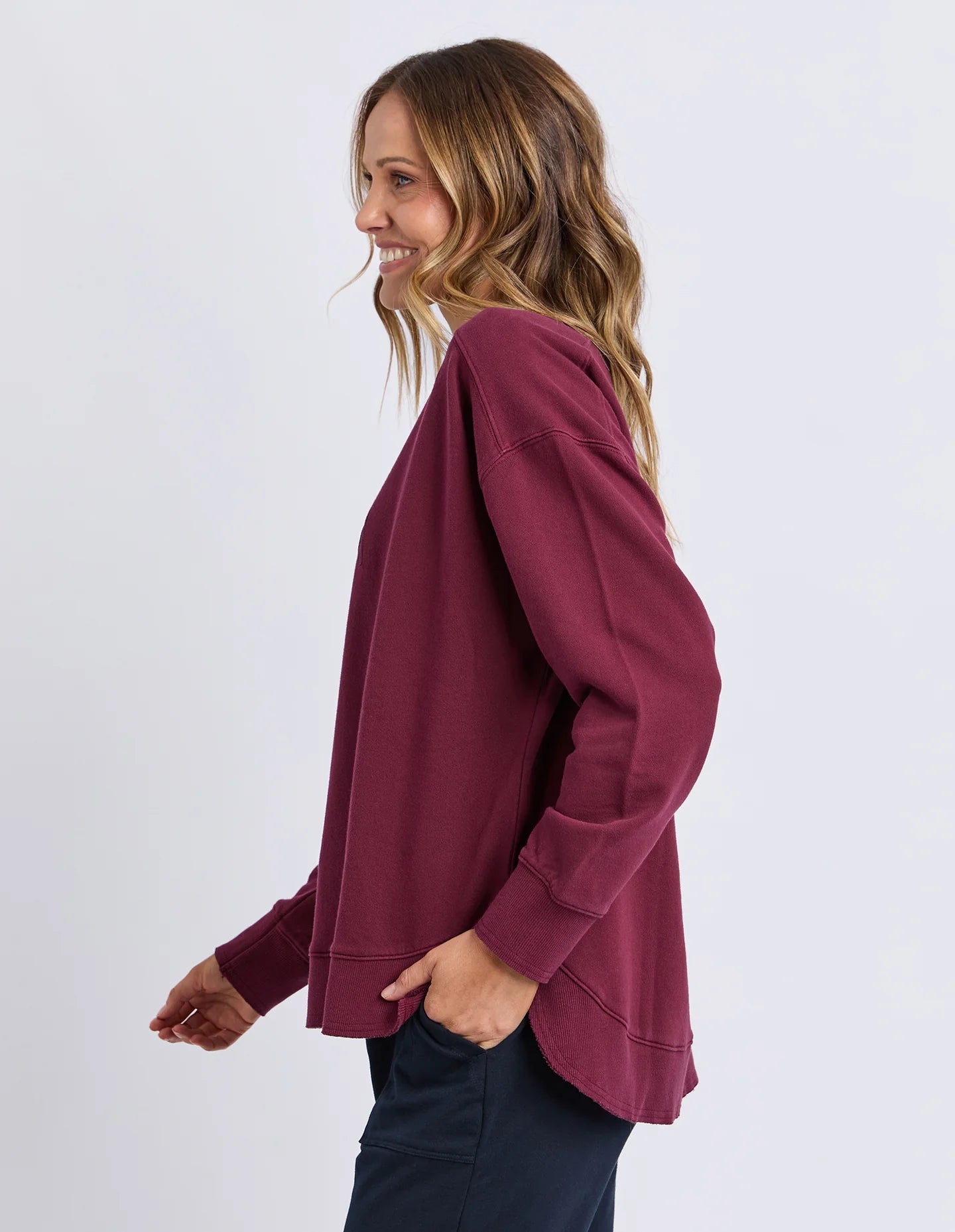 Elm | Established Crew Plum