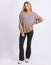 Foxwood | Interval Crew Brown With Blue