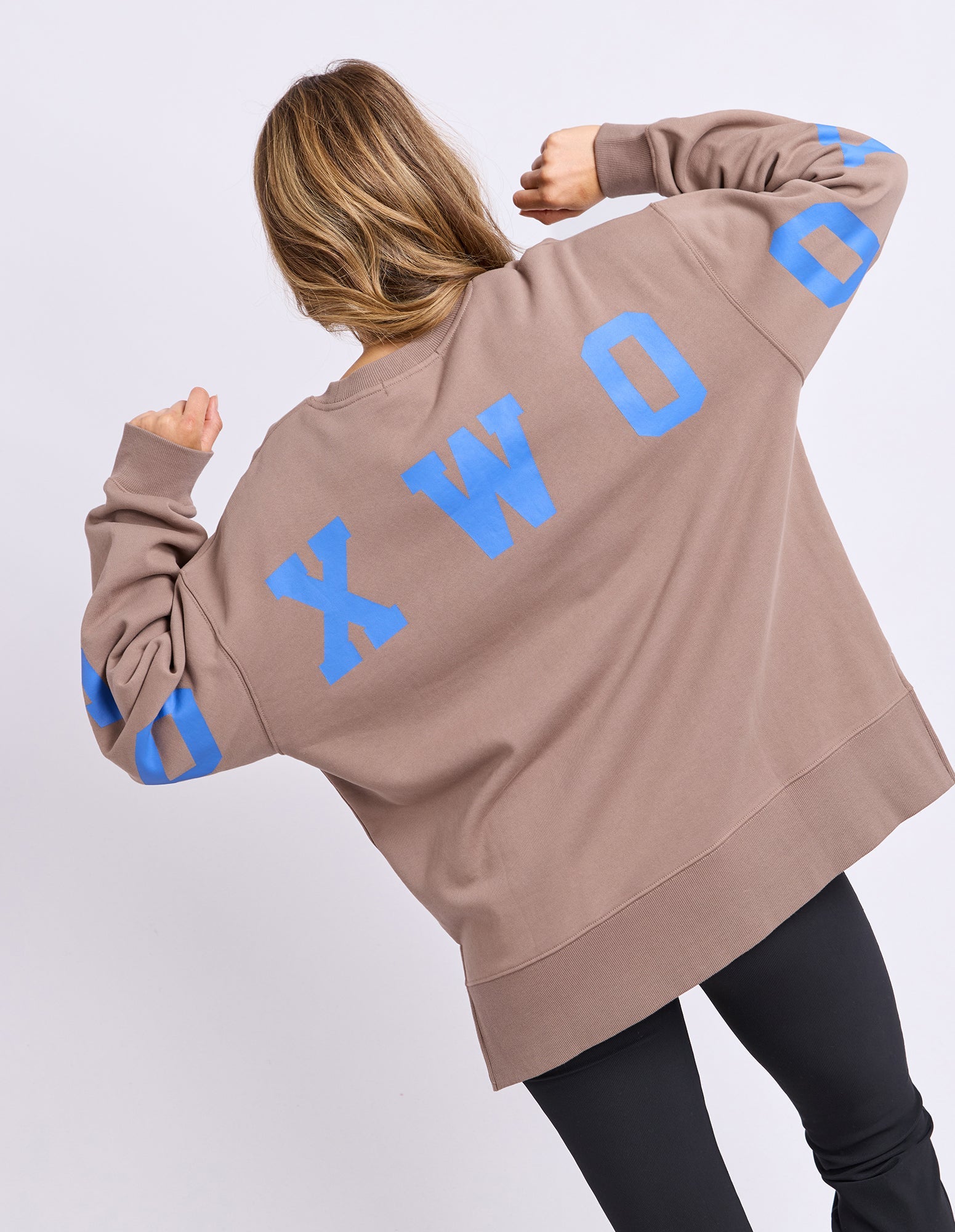 Foxwood | Interval Crew Brown With Blue