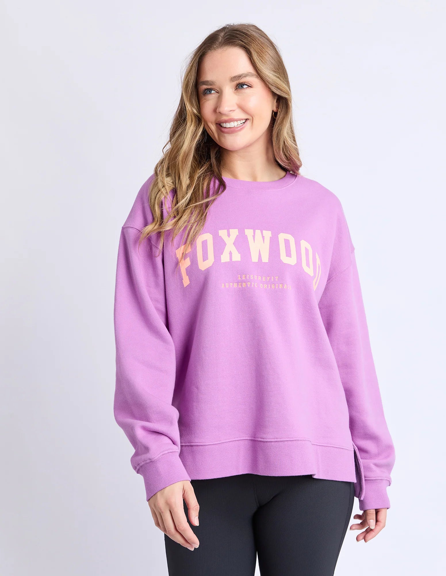 Foxwood | interval crew purple/orange