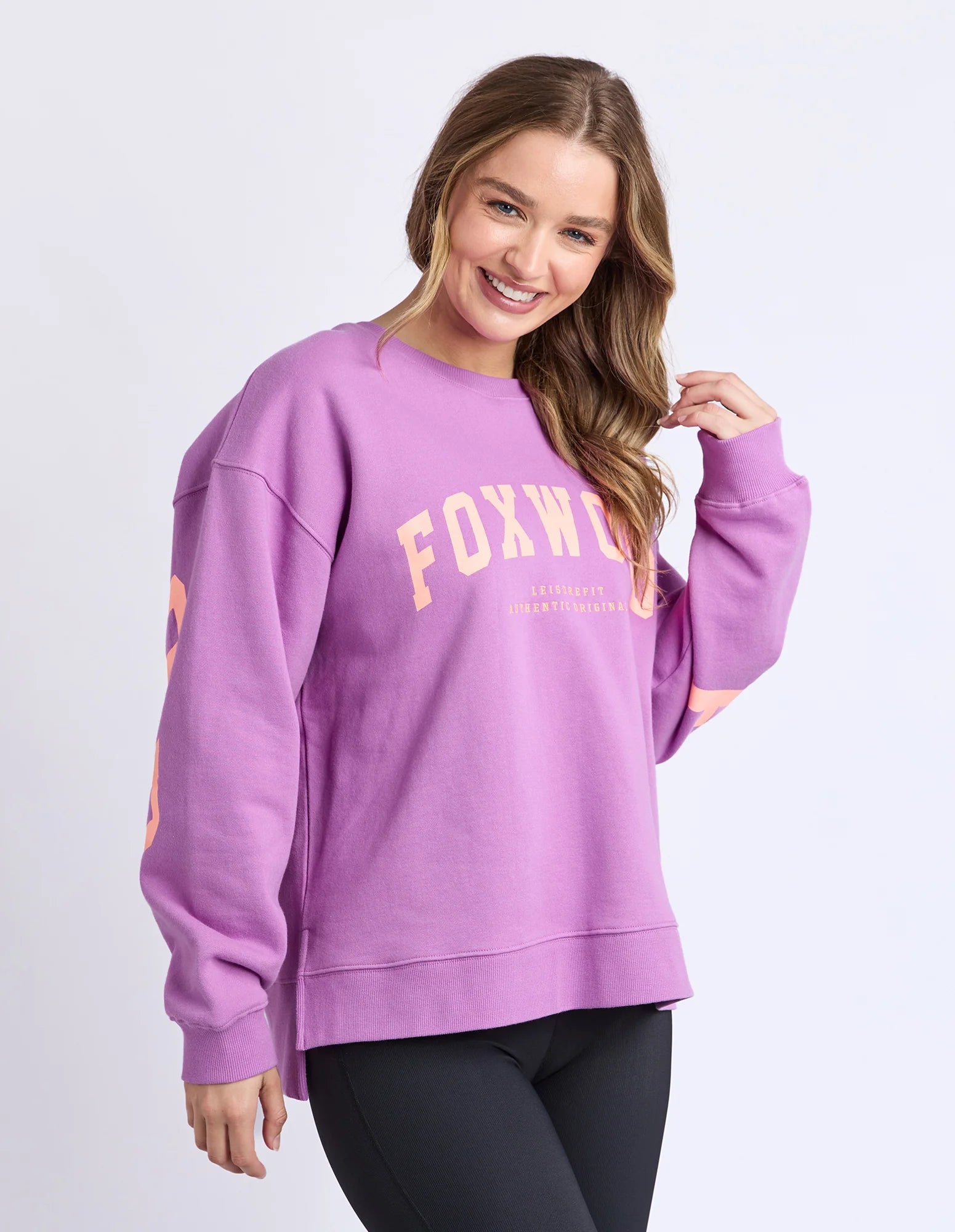 Foxwood | interval crew purple/orange