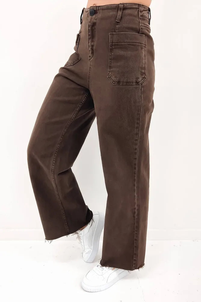 Foxwood | Eddie wide leg- brown