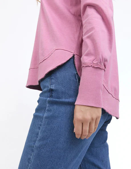 Foxwood | Farrah Long Sleeve Top - Rose Pink