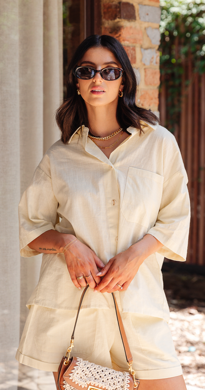 Benna shirt- butter