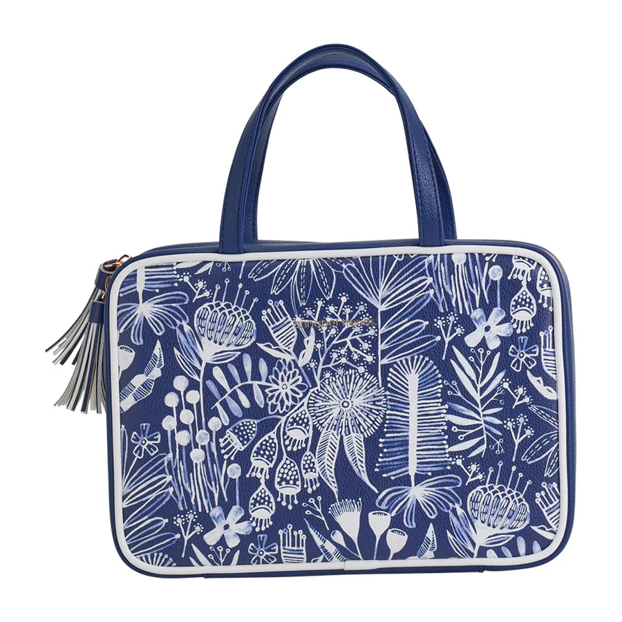 Vanity Toiletries Bag- navy natives