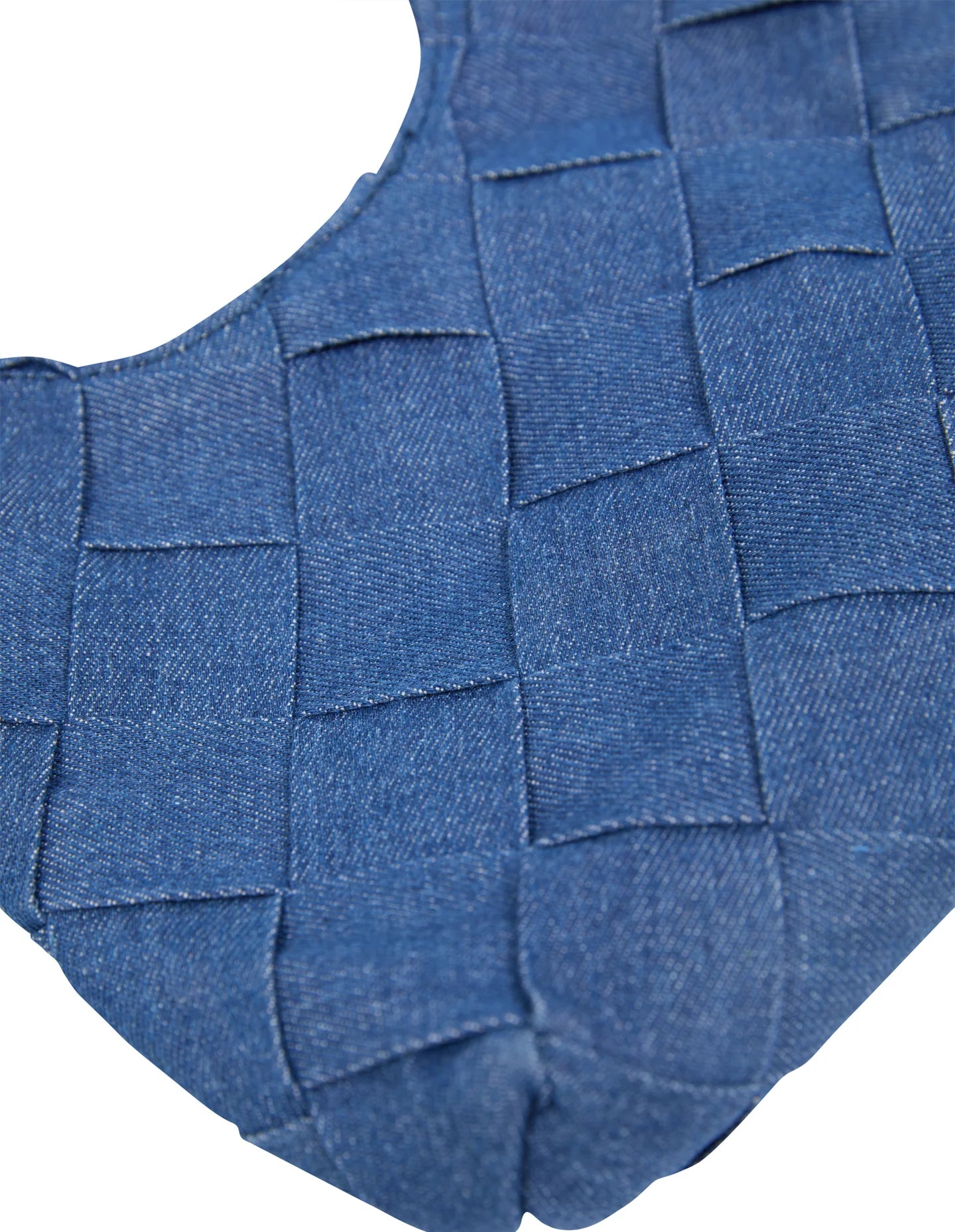 Braided Denim Bag Denim Blue